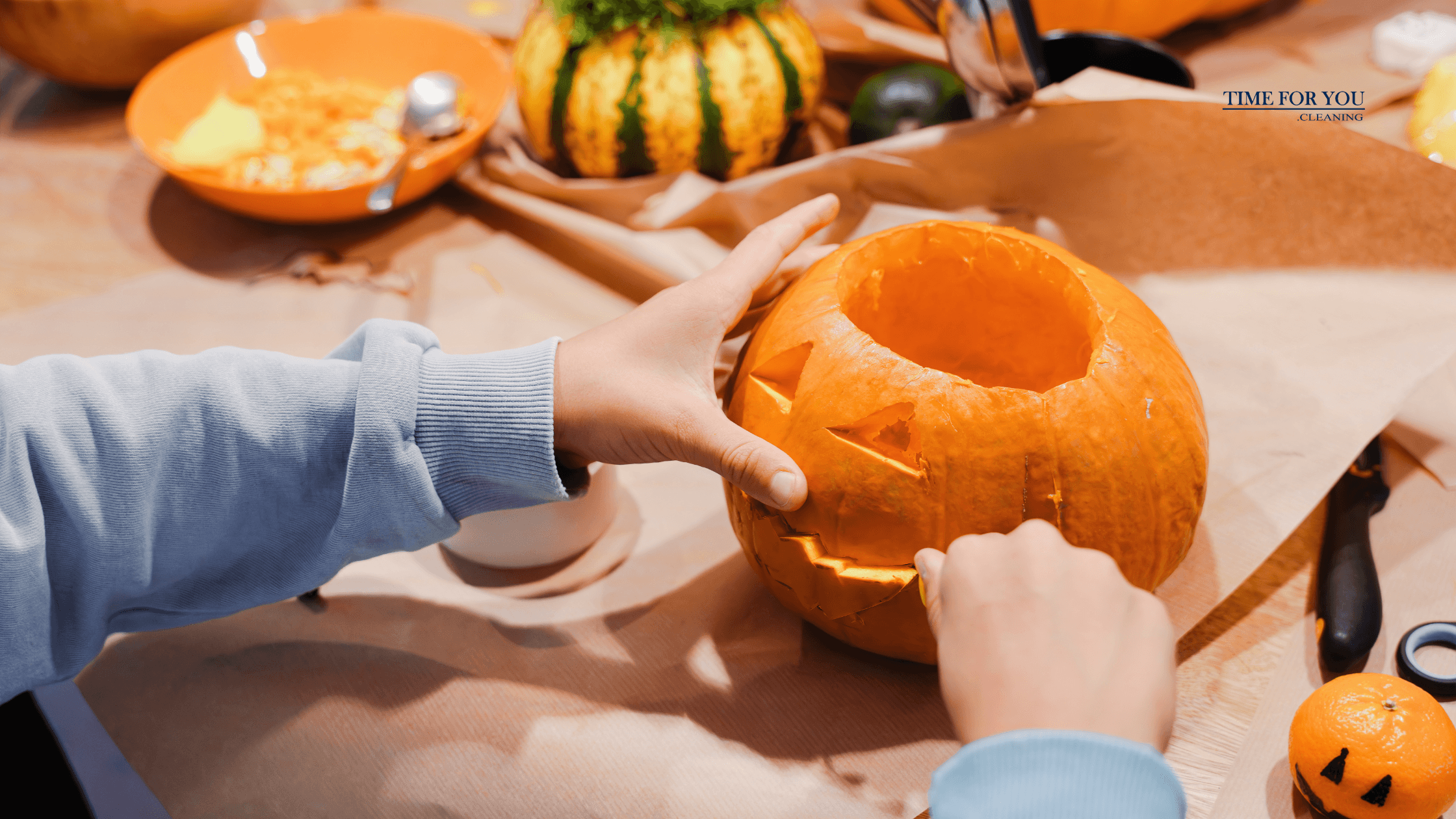 Pumpkin Carving Tips for a Fun, Mess-Free Halloween